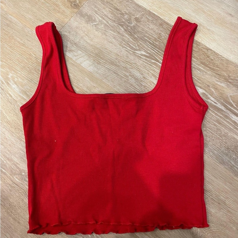 Shein Red Tank - Picture 3 of 5